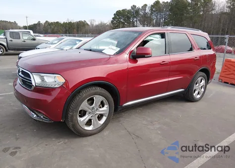 2015 Dodge Durango Limited z USA, uszkodzony, nr VIN 1C4RDHDG8FC186508